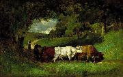 Edward Mitchell Bannister Edward Mitchell Bannister's painting oil painting on canvas
